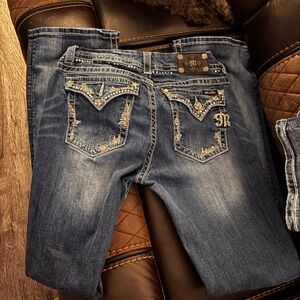 womens miss me jeans sz 31 easy bootcut
